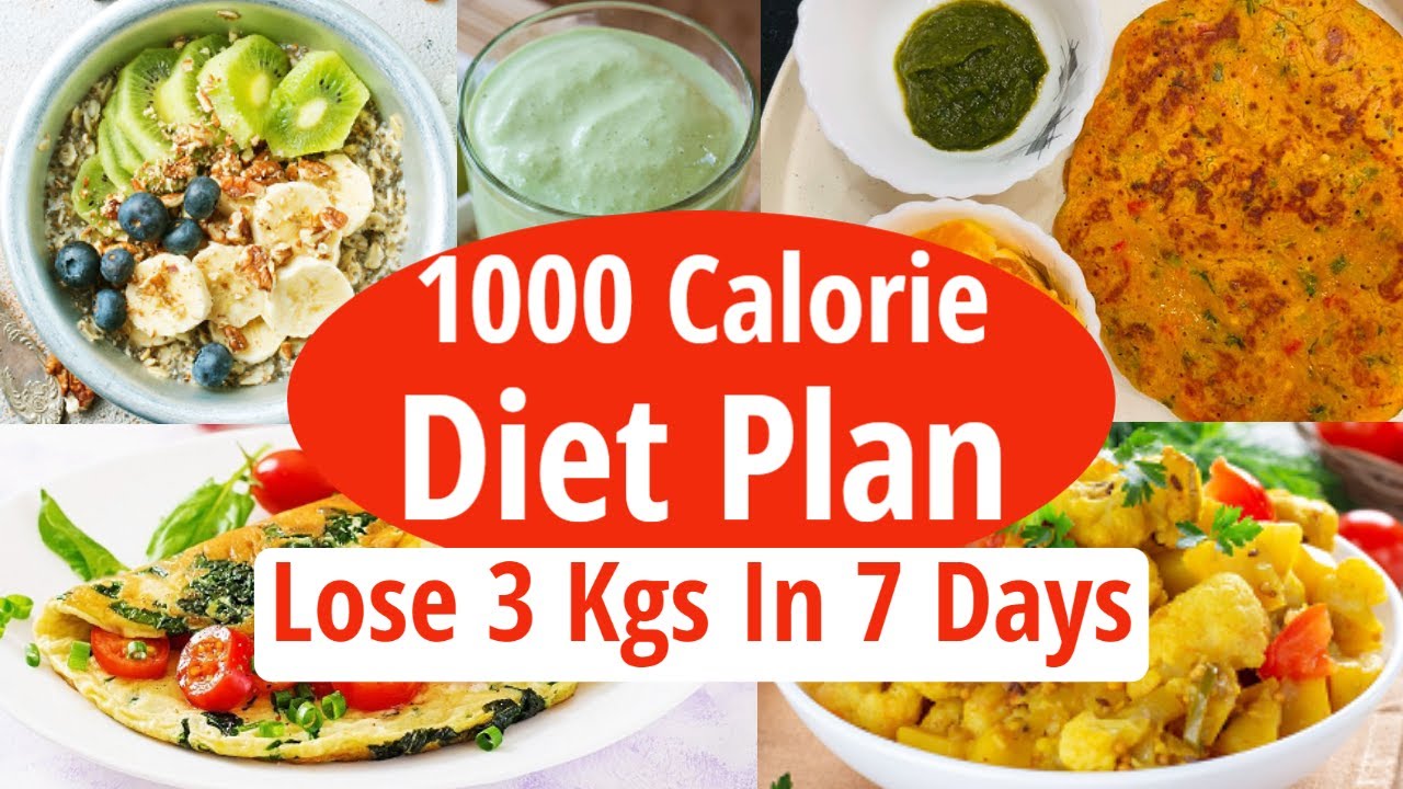 1000 Calorie Diet Plans